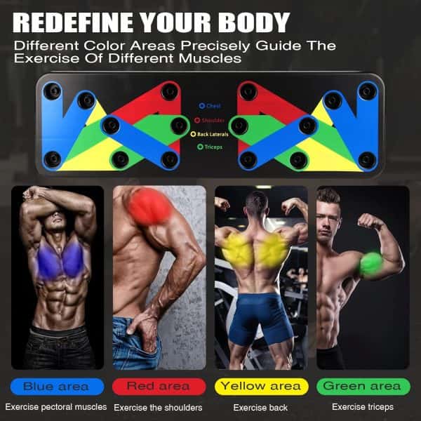 9 in 1 foldable push up board