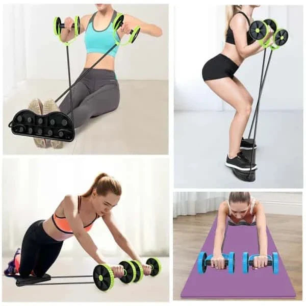 Abs Wheels Roller Fitness Equipment (random color)