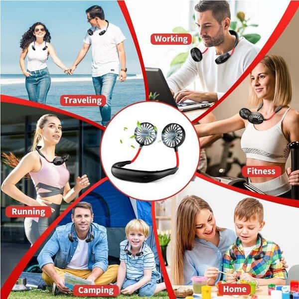 Neck Fan Adjustment Fan Hands-free