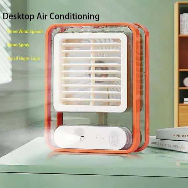 Portable Desktop Air Conditioner (random color)