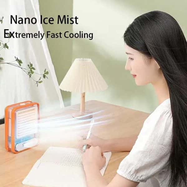Portable Desktop Air Conditioner (random color)