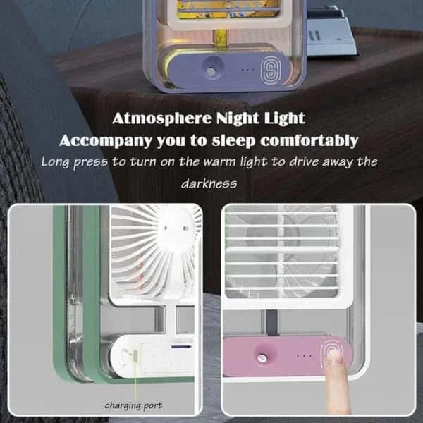 Portable Desktop Air Conditioner (random color)