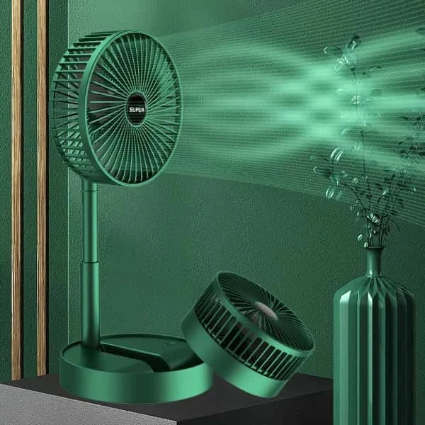 Portable Telescopic Folding Fan Table Desk Fan
