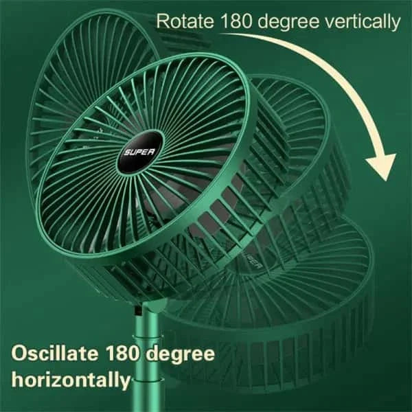 Portable Telescopic Folding Fan Table Desk Fan