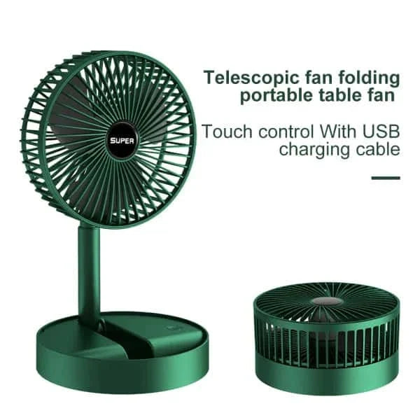 Portable Telescopic Folding Fan Table Desk Fan