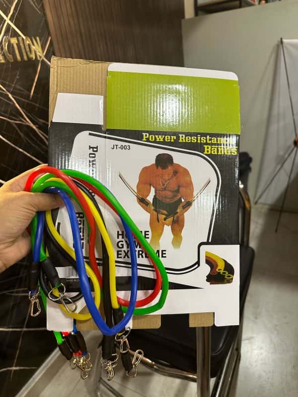 Power Exercise Resistance Band Set 5 in 1 Fitness Band Equipment for Men and Women