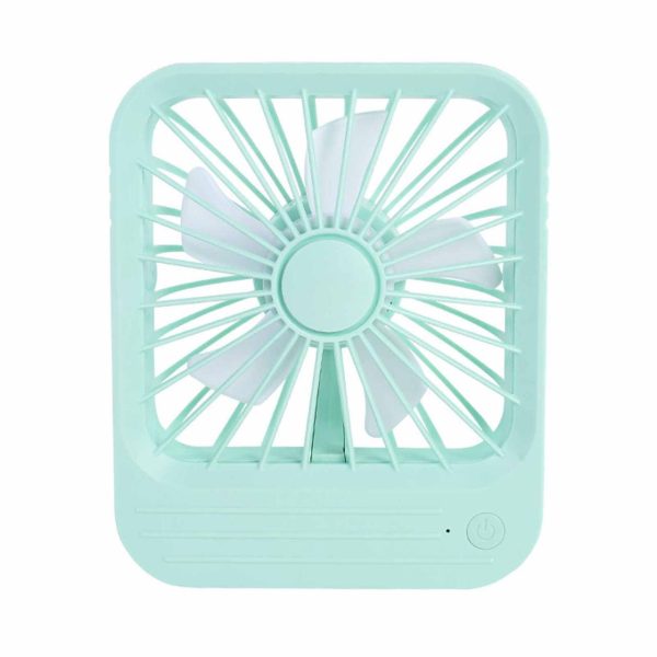 Quite Hanging Desk Fan, Mini Usb Rechargeable Fan (random color) - AL_AHMED MART